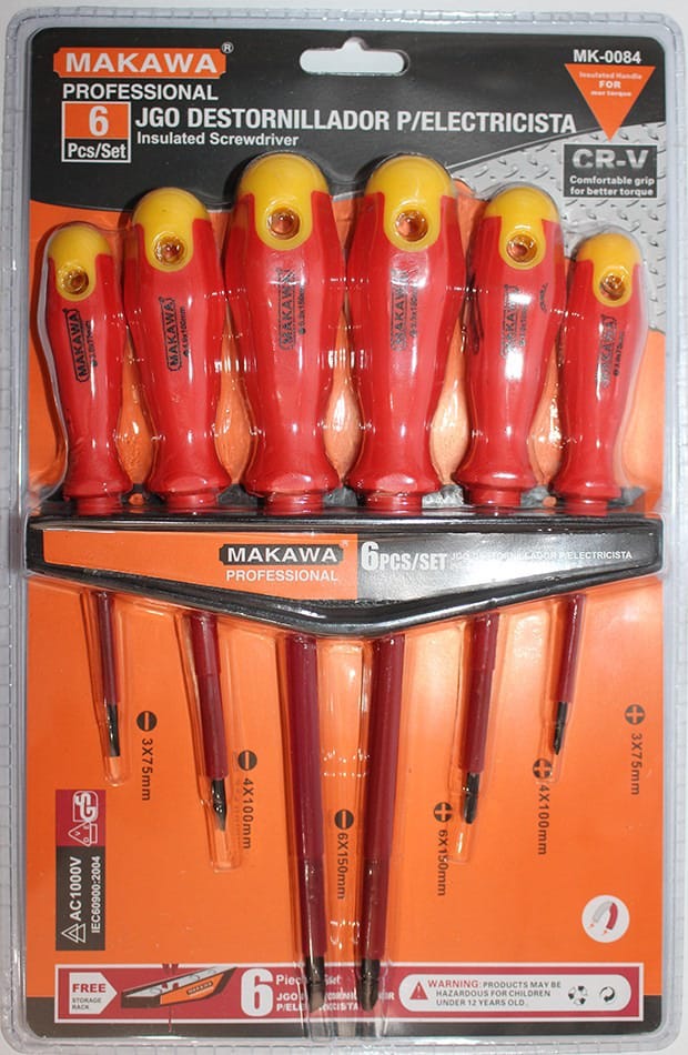 Juego de destornilladores 6pcs